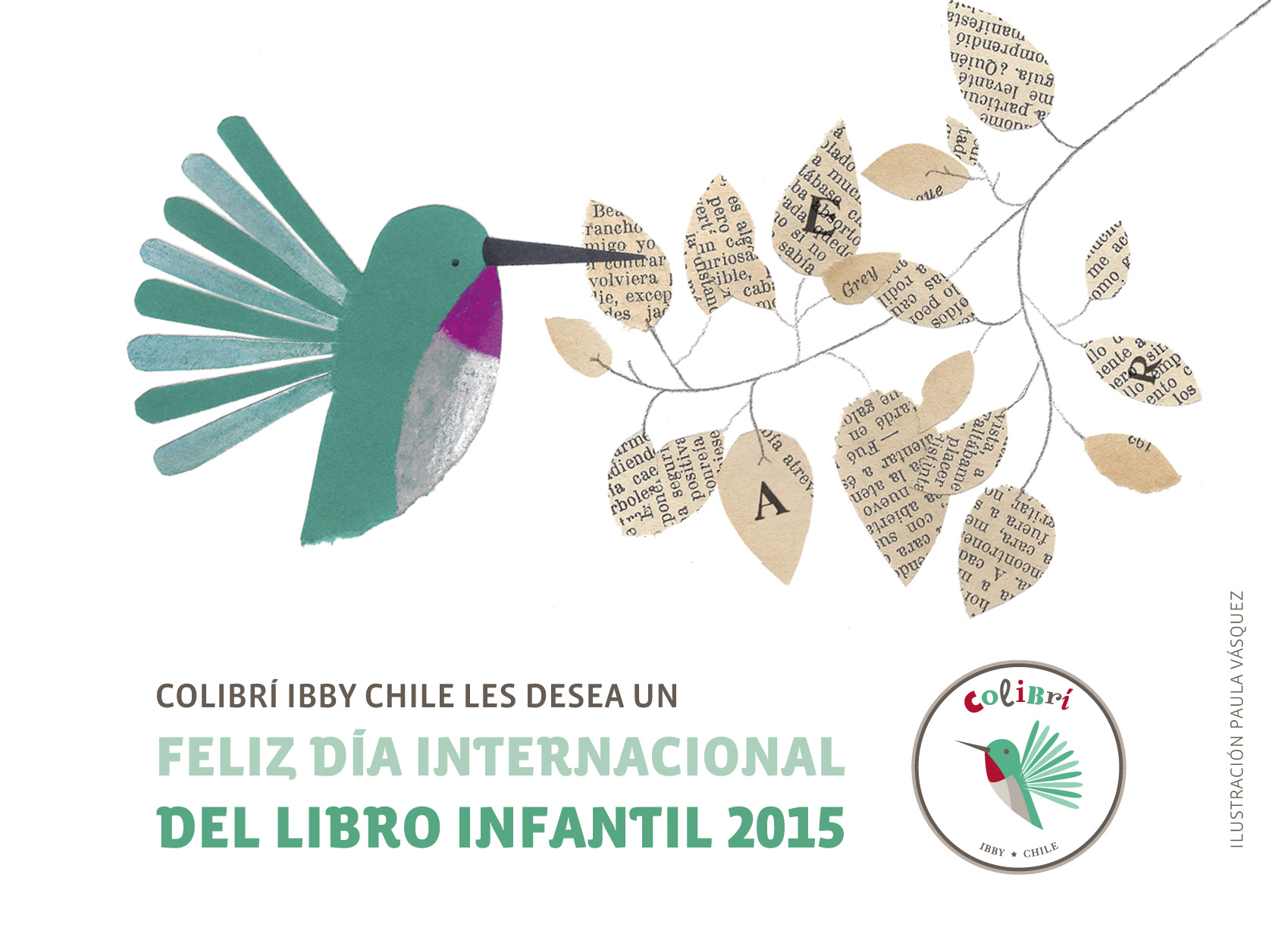 Dia del libro infantil Colibrí Chile
